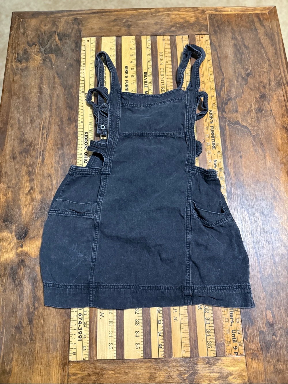 Anthropologie Pilcro Black Denim Dress